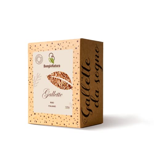 Italienische weiße, rote und schwarze Reiskuchen 120g Italienische weiße, rote und schwarze Reiskuchen 120g von BongioNatura