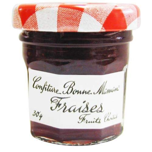 Bonne Maman Erdbeere Konfitüre - Fraises Confiture 15 x 30 Gramm aus Frankreich von Bonne Maman