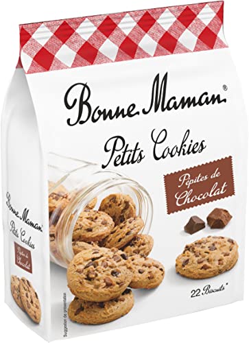 Bonne Maman Petits cookies pépites de chocolat – 250 g – Kleine Schokoladen-Biscuits mit Schokostückchen von Bonne Maman