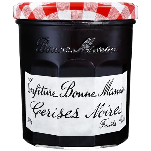 Bonne Maman Schwarzkirsche / Cerises Noires - Konfitüre 370g von Bonne Maman