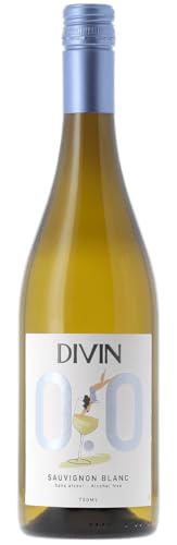 DIVIN Sauvignon Blanc 0,0% Alkoholfreier Wein (1 x 0,75 l) von BonneBouffe
