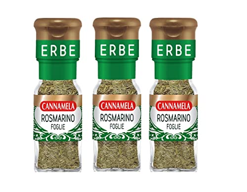 3x Cannamela Foglie di Rosmarino essiccate e frantumate Getrocknete Rosmarinblätter 14g Gewürze und Kräuter 3x Cannamela Foglie di Rosmarino essiccate e frantumate Getrocknete Rosmarinblätter 14g Gewürze und Kräuter von Bonomelli