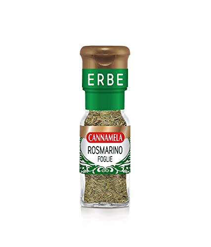 Cannamela Foglie di Rosmarino essiccate e frantumate Getrocknete Rosmarinblätter 14g Gewürze und Kräuter Cannamela Foglie di Rosmarino essiccate e frantumate Getrocknete Rosmarinblätter 14g Gewürze und Kräuter von Bonomelli
