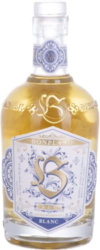 Bonpland | Rum Blanc VSOP | 500 ml | Blend aus 5 verschiedenen Rumsorten | In Bourbon- & Chardonnay-Fässern gereift | Einzigartige buttrige Note von Bonpland