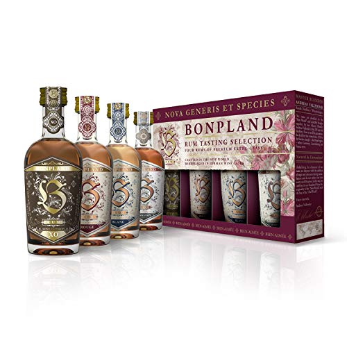 BONPLAND RUM Tasting Selection - 4 Miniaturen (4 x 0,05 l) von Bonpland