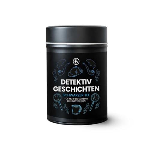 Bookiepad Detektivgeschichte Schwarzer Tee Rwanda, Loser Tee, Tee Dose - ca. 100g, aromatischer Schwarztee, Vegan, würzig und kräftig, ca. 80 Portionen Bookiepad Detektivgeschichte Schwarzer Tee Rwanda, Loser Tee, Tee Dose - ca. 100g, aromatischer Schwarztee, Vegan, würzig und kräftig, ca. 80 Portionen von Bookiepad
