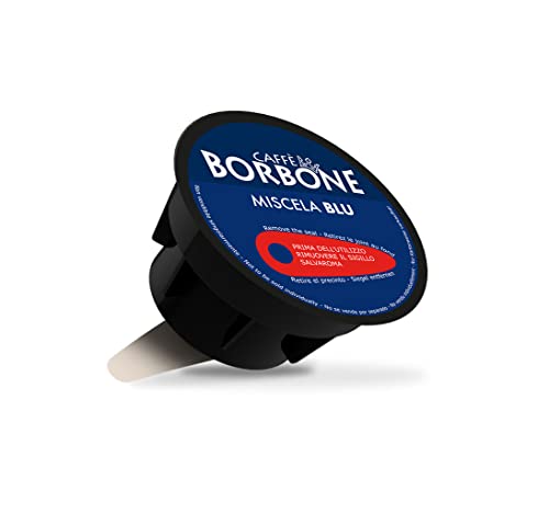 Caffè Borbone Kaffee Kapseln, Blaue Mischung - 90 stück (1 Packungen x 15) - Kompatibel mit Kaffeemaschinen der Marke Nescafè* Dolce Gusto* von CAFFÈ BORBONE