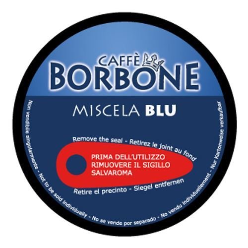 90 Kapseln BLU Kaffee Borbone kompatibel Nescafé Dolce Gusto von CAFFÈ BORBONE