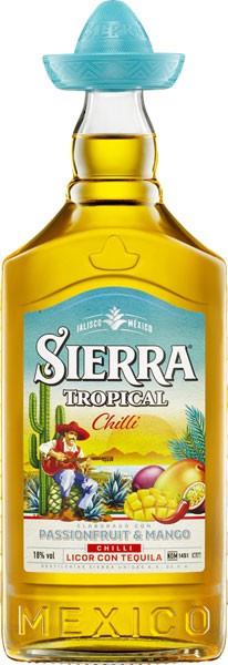 Sierra Tropical Chilli 18% vol. 0,7 l von Borco Marken Import