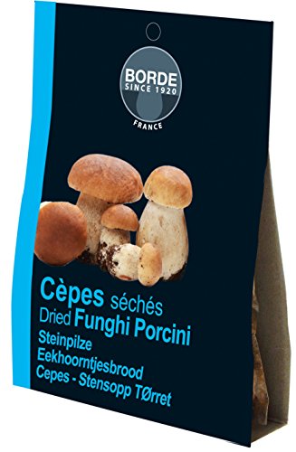 Borde Trockenporcini Extra Pilze, getrocknete Steinpilze aus Frankreich, 20g von Borde