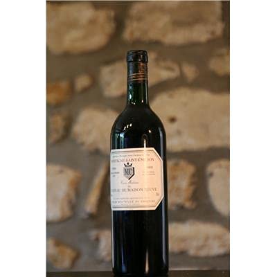 Rotwein, Château Maison neuve 1989 von Bordeaux