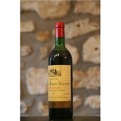 Rotwein, Saint Emilion, Château Tour de Corbin d'Espagne 1982 von Bordeaux