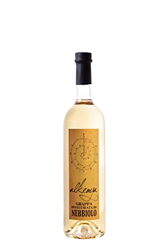 Grappa Invecchiata di Nebbiolo "Alkemya" von Bordiga 1888, Grappa aus Italien, Fassreife. 0,7 L, 40 % Vol. von Bordiga