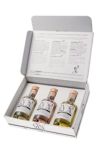 Premium Gin Geschenkbox Ciais Bordiga aus Italien. 3 * 0,2 l Flaschen. 42% vol. von Bordiga