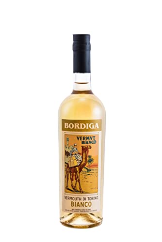 Vermouth di Torino Bianco „Bordiga“, weißer Wermut aus Italien, 0,75 L, 18% Vol. von Bordiga