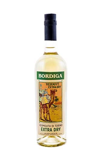 Vermouth di Torino Extra Dry "Bordiga". Weißer Wermut aus Italien. 0,75 l, Alk. 18% vol. von Bordiga