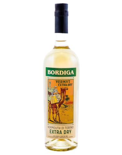 Vermouth di Torino Extra Dry "Bordiga". Weißer Wermut aus Italien. 0,75 l, Alk. 18% vol. von Bordiga