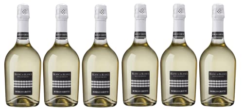 6x 0,75l - Borgo Gritti - Blanc de Blancs Spumante - extra dry - Prosecco D.O.P. - Veneto - Italien - weißer Schaumwein trocken von Borgo Gritti
