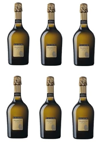 6x 0,75l - Borgo Molino - Prosecco Spumante - extra dry - Prosecco D.O.P. - Veneto - Italien - weißer Schaumwein trocken von Borgo Molino