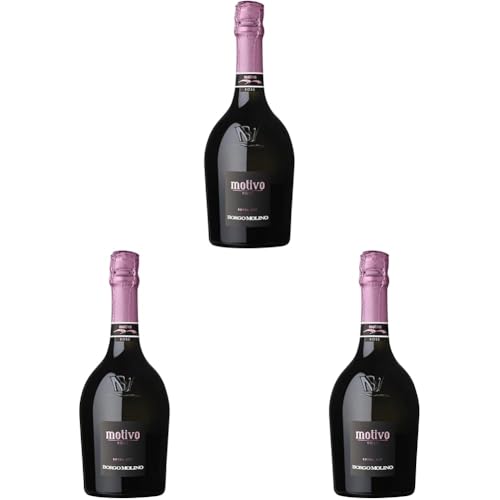 Borgo Molino Motivo Rosé extra dry Spumante (1 x 0.75 l) (Packung mit 3) von Borgo Molino