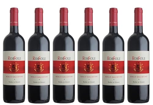 6x 0,75l - 2022er - Borgo Salcetino - Rossole - Toscana I.G.P. - Italien - Rotwein trocken 6x 0,75l - 2022er - Borgo Salcetino - Rossole - Toscana I.G.P. - Italien - Rotwein trocken von Borgo Salcetino