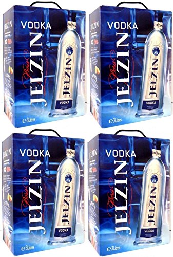 4x Boris Jelzin Vodka Bag in Box (4 x 3 Liter) von Boris Jelzin