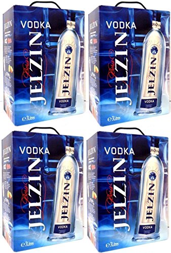 4x Boris Jelzin Vodka Bag in Box (4 x 3 Liter) von Boris Jelzin