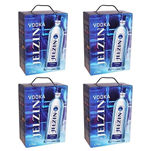 Bag-in-Box - Vodka - Boris Jelzin - Spirituosen - Wodka, Box mit:4 Boxen von Boris Jelzin