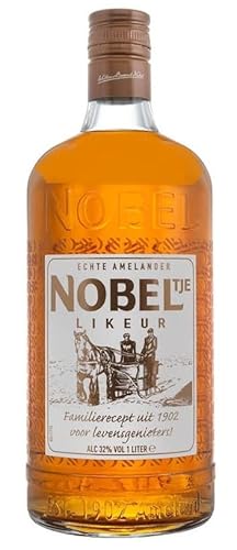 1 Flasche Amelander Nobeltje Likeur Likör 32% 1000ml + Space Riegel von Onlineshop Bormann von Bormann