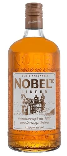 1 Flasche Amelander Nobeltje Likeur Likör 32% 1000ml + Space Riegel von Onlineshop Bormann von Bormann
