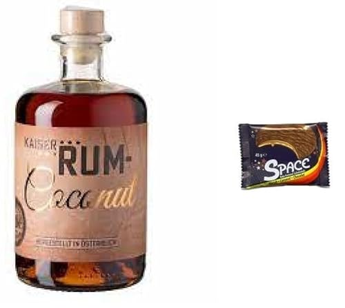 1 Flasche Prinz Kaiser Rum Coconut a 500ml 40% Vol. + Space Riegel 45g von Onlineshop Bormann von Bormann