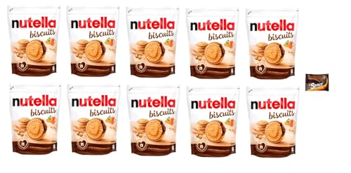 10 x Ferrero Nutella bisquits a 304g Kekse + Space Riegel 45g von Onlineshop Bormann von Bormann