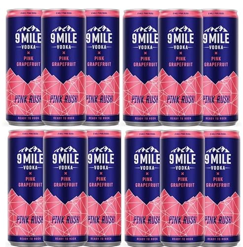 12 Dosen 9 Mile Vodka Pink Rush Pink Grapefruit a 330ml 10% Vol. inkl. EINWEGPFAND + Space Keks gratis a 45 g von Onlineshop Bormann 12 Dosen 9 Mile Vodka Pink Rush Pink Grapefruit a 330ml 10% Vol. inkl. EINWEGPFAND + Space Keks gratis a 45 g von Onlineshop Bormann von Bormann