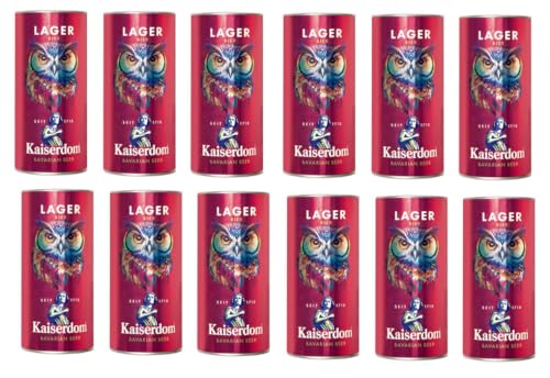 12 Dosen Kaiserdom Lager Bier Bavarian Beer a 1000ml mit 5,5% Vol. inc. EINWEG Pfand + Space 12 Dosen Kaiserdom Lager Bier Bavarian Beer a 1000ml mit 5,5% Vol. inc. EINWEG Pfand + Space von Bormann