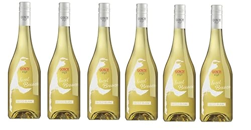 12 Flaschen Gosch Sylt Secco Blanc Inselbrause Baden Perlwein weiß trocken 750ml 11% Vol. + Space Riegel von Onlineshop Bormann von Bormann