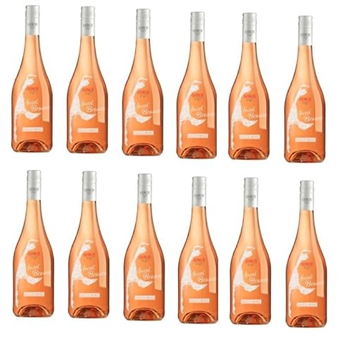 12 Flaschen Gosch Sylt Secco rose Inselbrause Baden Perlwein rose trocken 750ml 11% Vol. + Space Riegel von Onlineshop Bormann von Bormann