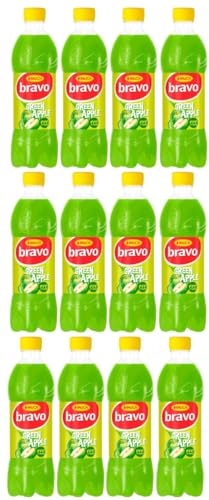 12 Flaschen Rauch Bravo Green Apple a 0,5 L inkl. EINWEGPFAND + Space Keks gratis a 45 g von Onlineshop Bormann von Bormann