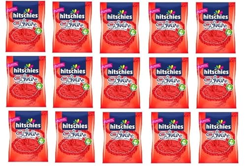 15 Beutel a 125g Hitschies Erdbeer Schnüre + Space Riegel 45g Gratis von Onlineshop Bormann Hitschler von Bormann