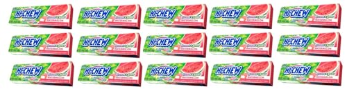 15 x 50g Hi- Chew Kaubonbons Wassermelone Sweet & Sour naturaly Flavored Chew + Space Riegel 45g von Onlineshop Bormann 15 x 50g Hi- Chew Kaubonbons Wassermelone Sweet & Sour naturaly Flavored Chew + Space Riegel 45g von Onlineshop Bormann von Bormann