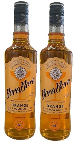 2 Flaschen Bora Bora a 0,7 L 20% vol. Orangenlikör + Space Keks gratis a 45 g von Onlineshop Bormann von Bormann