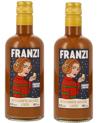 2 Flaschen Franzi gebrannte Mandel Likör a 0,5 Liter 15% vol. + Space Keks gratis a 45 g von Onlineshop Bormann 2 Flaschen Franzi gebrannte Mandel Likör a 0,5 Liter 15% vol. + Space Keks gratis a 45 g von Onlineshop Bormann von Bormann