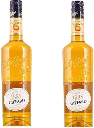 2 Flaschen Giffard Liquer Mandarine Fruchtlikör 35% Vol. a 700ml Likör + Space Keks ( 45 g ) von Onlineshop Bormann von Bormann