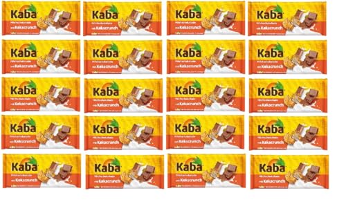 20 Tafeln Kaba Milchschokolade Schokolade mit Kekscrunch a 100g + Space Keks Gratis a 45g von Onlineshop Bormann von Bormann