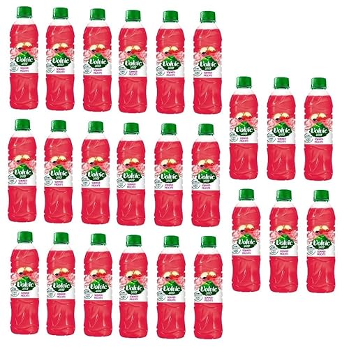 24 Flaschen Volvic Juicy Sommerfrüchte a 500ml inc. 6,00€ EINWEG Pfand PET Flasche + Space Riegel a 45g von Onlineshop Bormann von Bormann