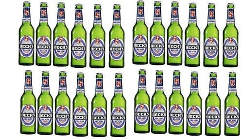 24 Flaschen a 0,33l Becks Blue alkoholfrei Glas inc. 0.96€ MEHRWEG Pfand 4,9% Vol. + Space keks a 45g von Onlineshop Bormann von Bormann