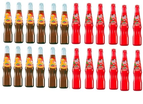 24 x Dreh & Drink Mix (12 x Cola+ 12 x Kirsche) a 200ml + Space Riegel 45g von Onlineshop Bormann von Bormann