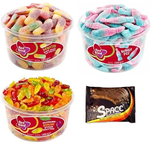 3 Dosen Red Band Mix/Briketts/Bubble Fizz/Schuhe + Space Keks von Onlineshop Bormann 3 Dosen Red Band Mix/Briketts/Bubble Fizz/Schuhe + Space Keks von Onlineshop Bormann von Bormann