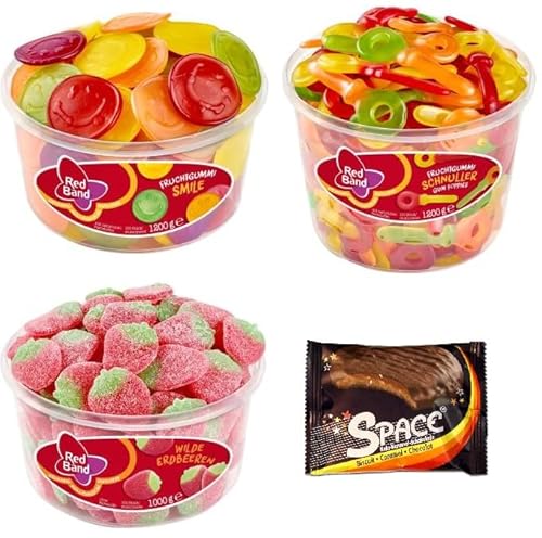 3 Dosen Red Band Mix/Smile/Schnuller/Wilde Erdbeeren + Space Keks von Onlineshop Bormann 3 Dosen Red Band Mix/Smile/Schnuller/Wilde Erdbeeren + Space Keks von Onlineshop Bormann von Bormann