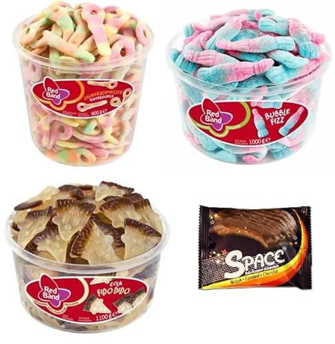 3 Dosen Red Band Mix/Zauberschnuller/Bubble Fizz/Fido Dido + Space Keks von Onlineshop Bormann 3 Dosen Red Band Mix/Zauberschnuller/Bubble Fizz/Fido Dido + Space Keks von Onlineshop Bormann von Bormann