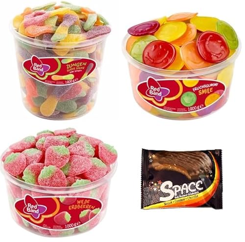 3 Dosen Red Band Mix/Zungen/Smile/Wilde Erdbeeren + Space Keks von Onlineshop Bormann 3 Dosen Red Band Mix/Zungen/Smile/Wilde Erdbeeren + Space Keks von Onlineshop Bormann von Bormann